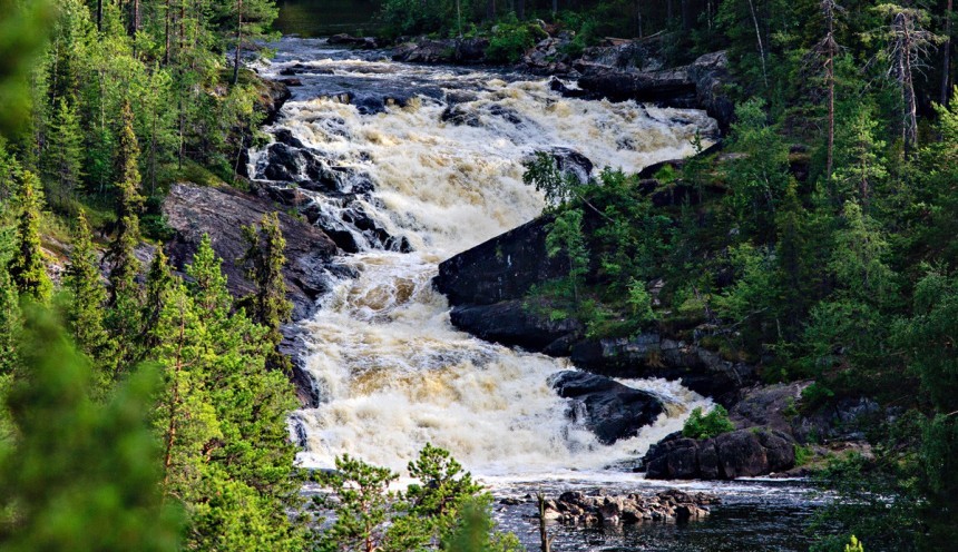 Водопады Карелии - экскурсия к водопаду Куми-порог