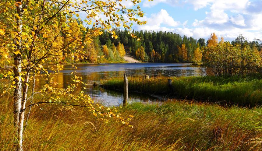 Отдых в Карелии осенью - пеше-водный поход