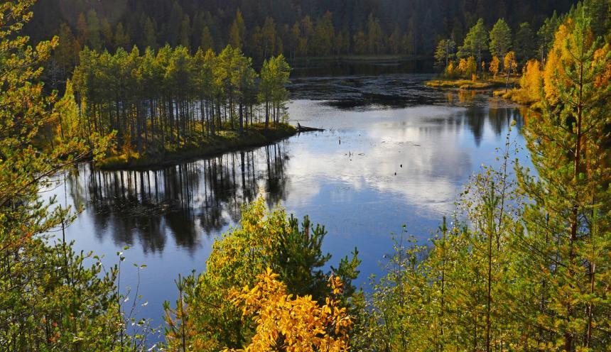 Отдых в Карелии осенью - пеше-водный поход