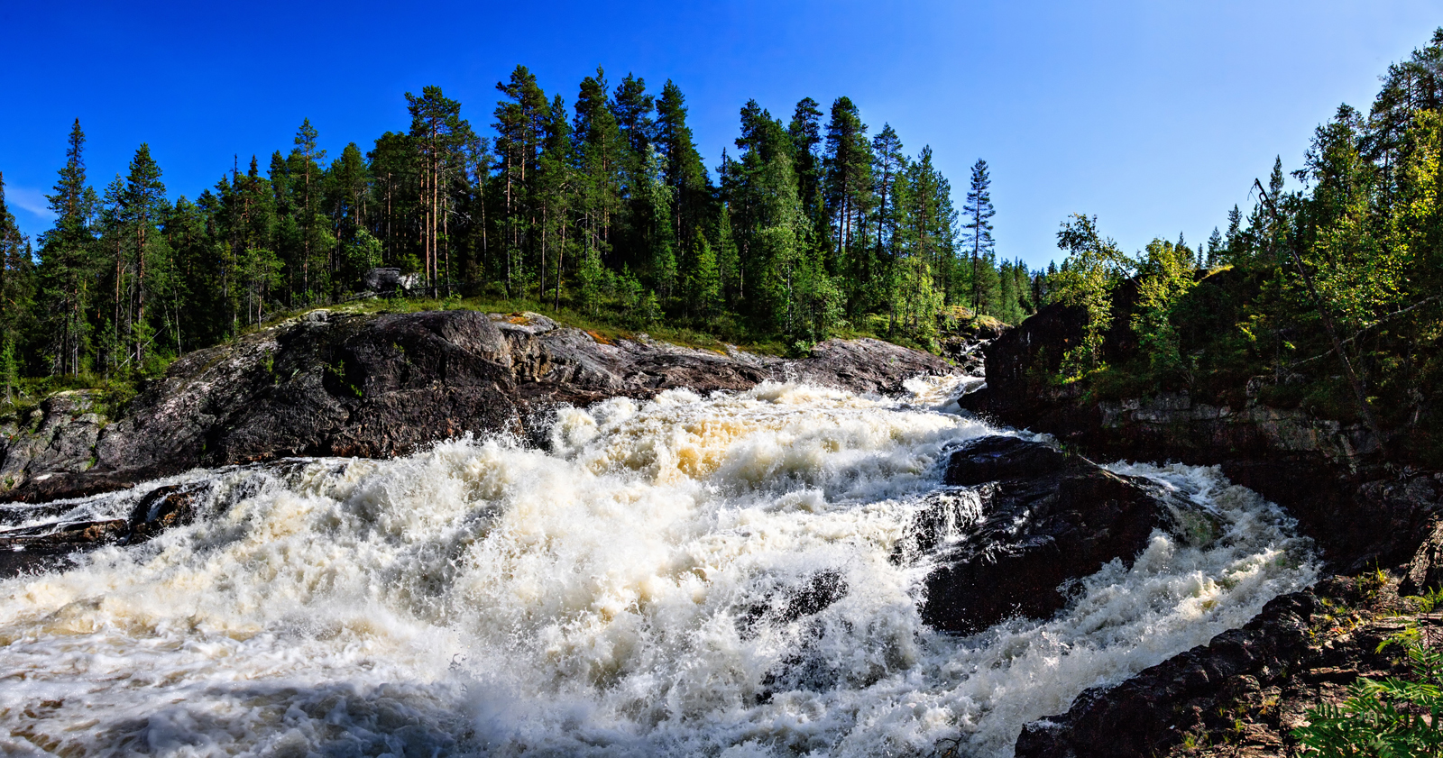 Водопад Куми Карелия