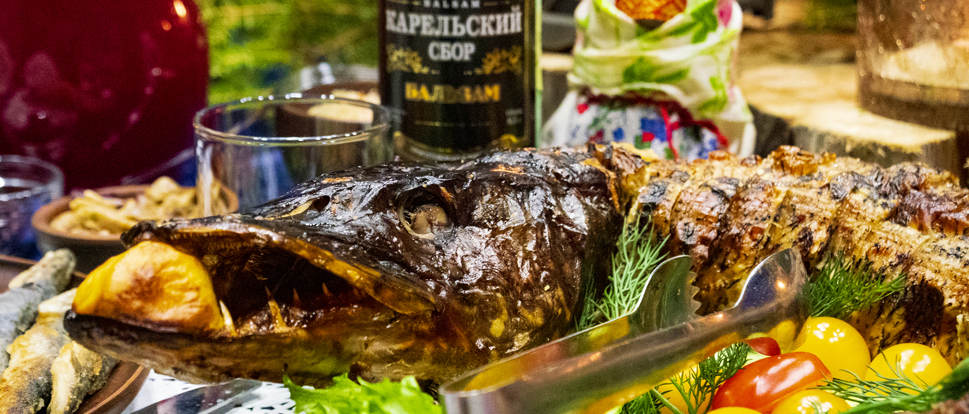 карельская трапеза в Калевале