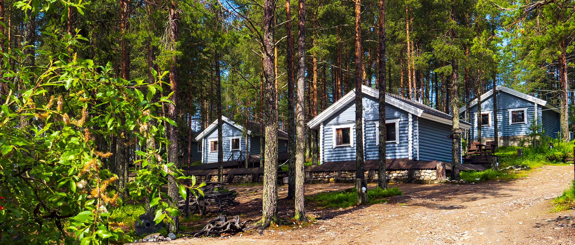 Отдых в Карелии летом коттеджи на турбазе ВелТ