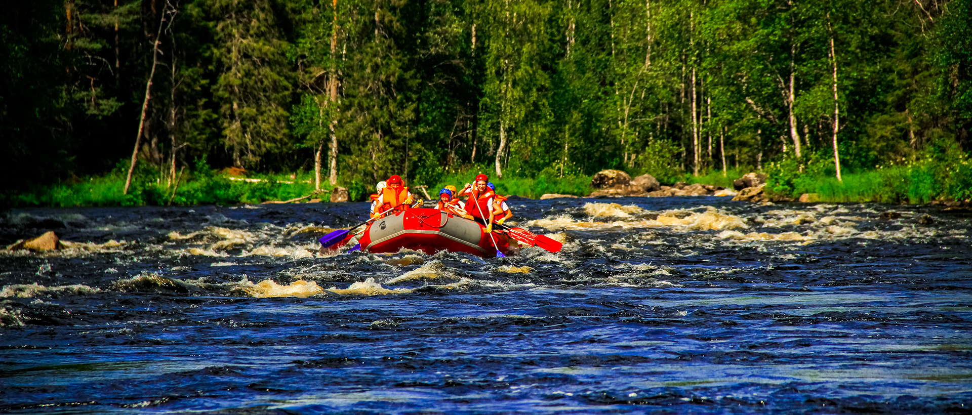 Отдых в северной Карелии летом - рафтинг и сплавы