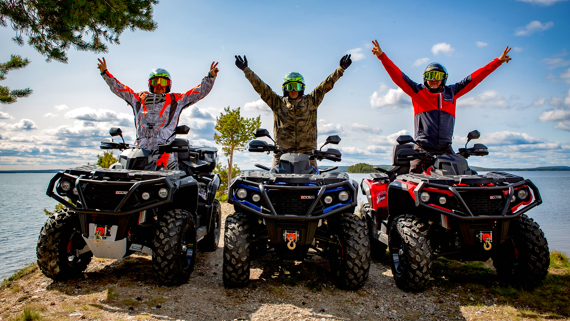 тур на квадроциклах в Карелии