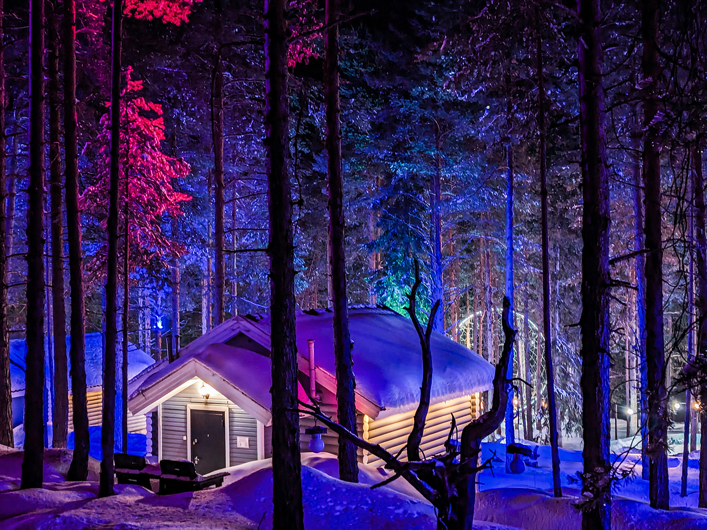 отдых в коттедже зимой