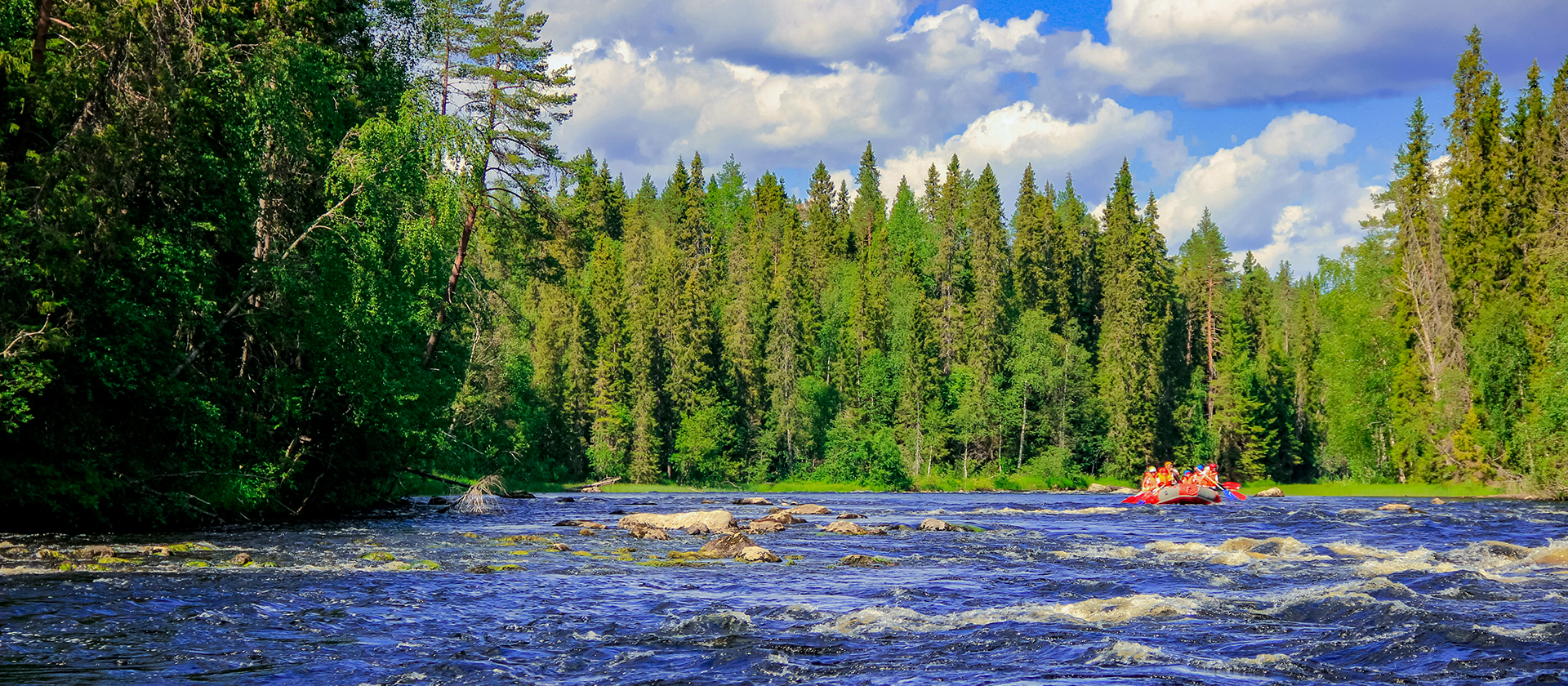 Рафтинг в Карелии сплавы на севере Карелии река Пистайоки