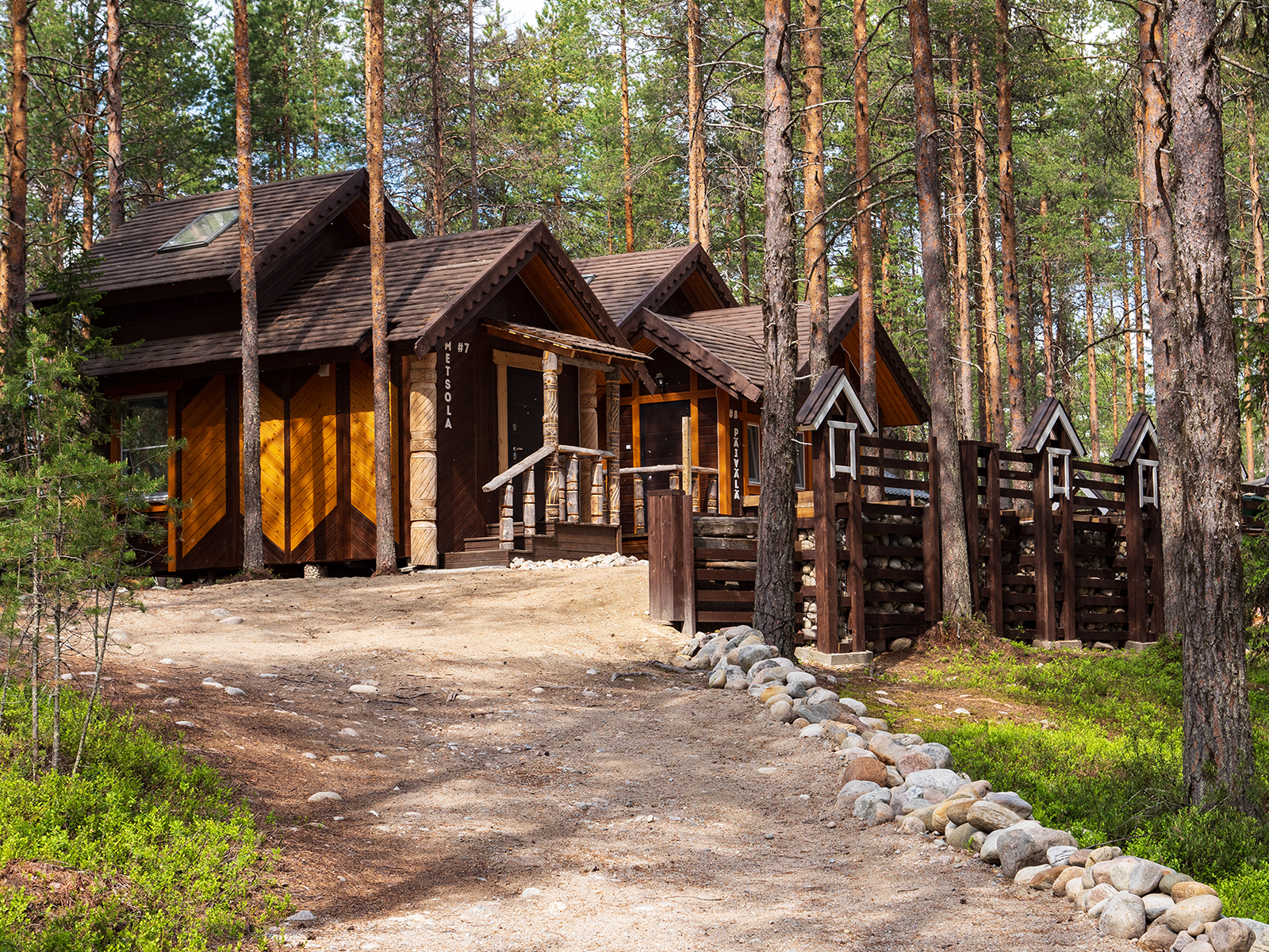 коттеджи №7-8 на турбазе Велт Калевала